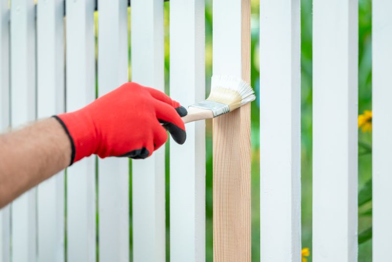 Protects fence from harsh weather.